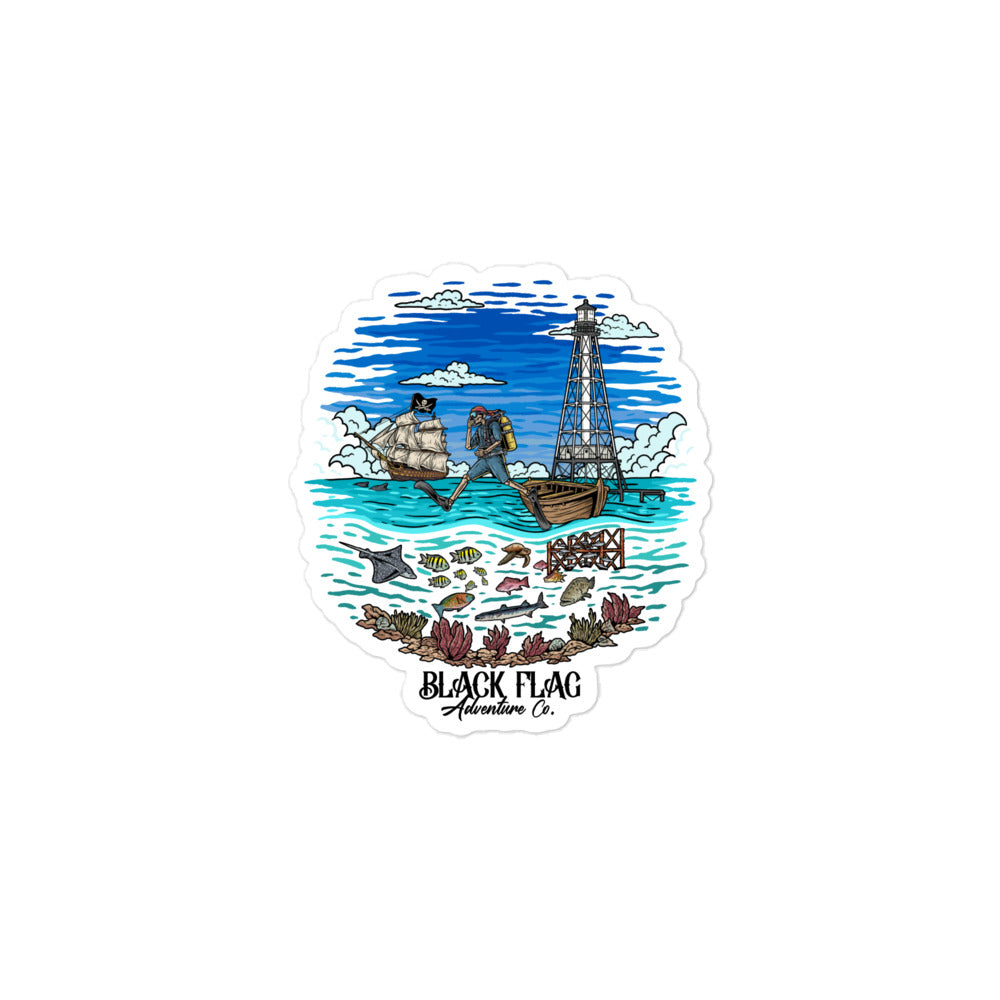 Alligator Blues Bubble-free sticker