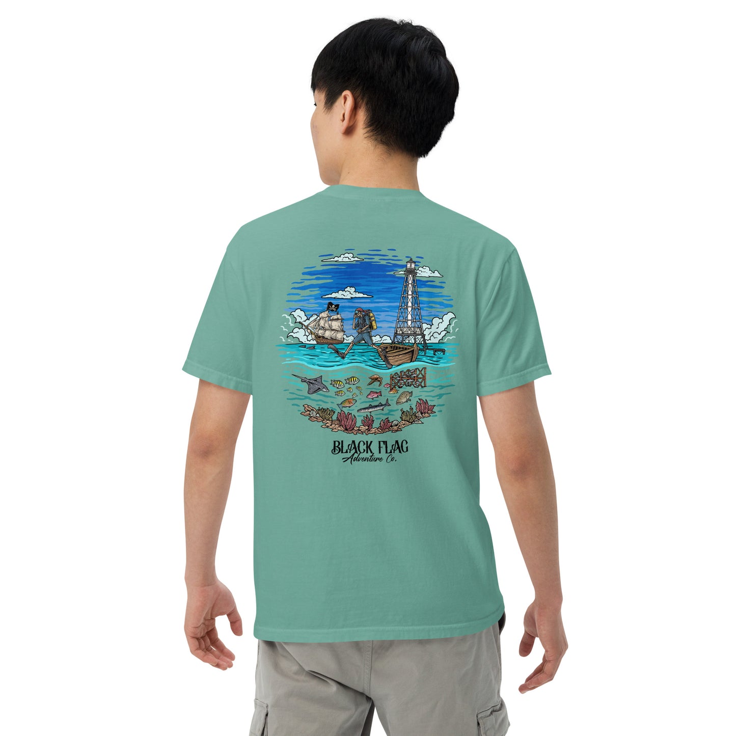 Alligator Blues Unisex Heavyweight T-shirt