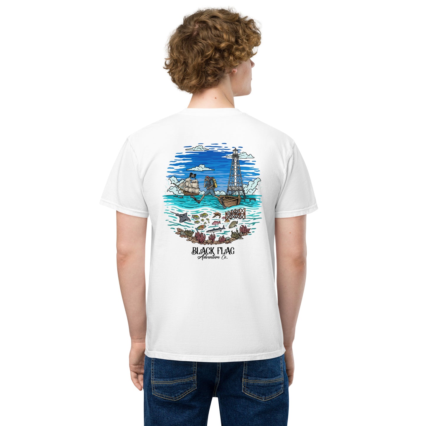 Alligator Blues Unisex Classic Pocket T-shirt