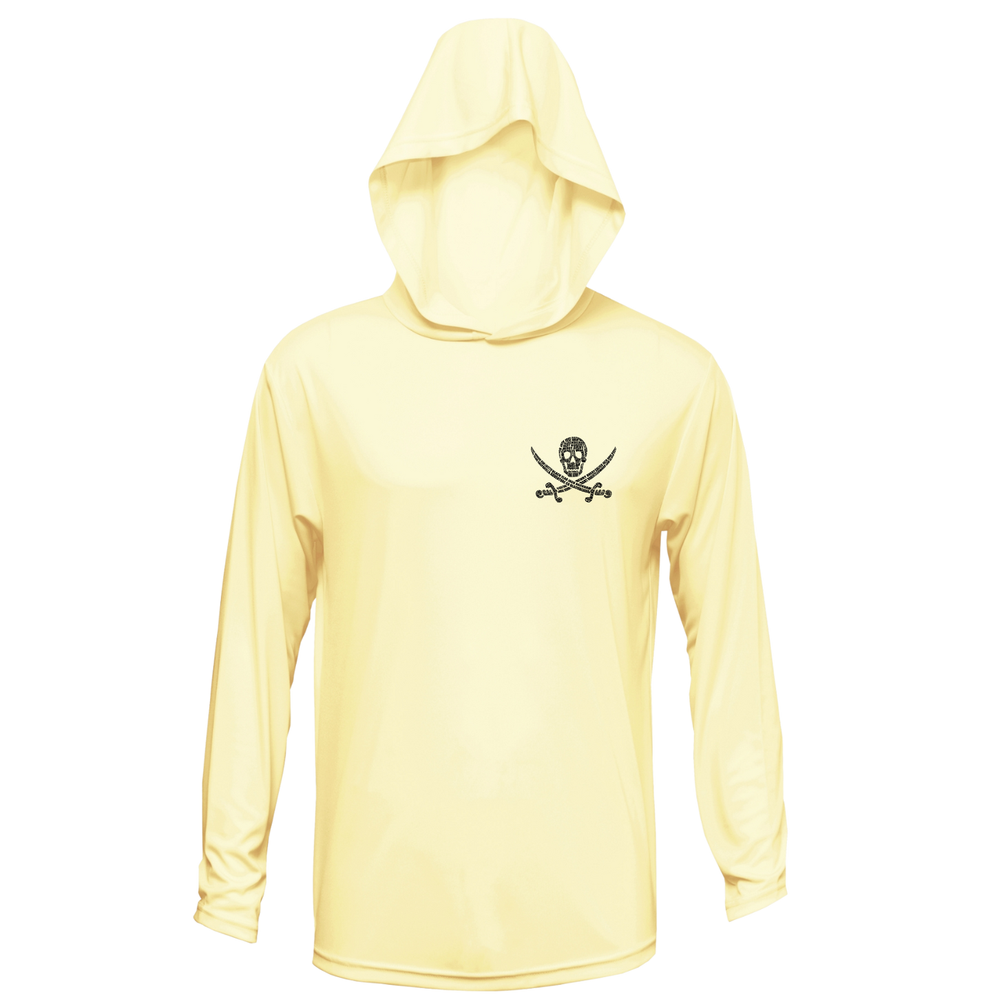 Alligator Blues Hooded UPF LS Shirt