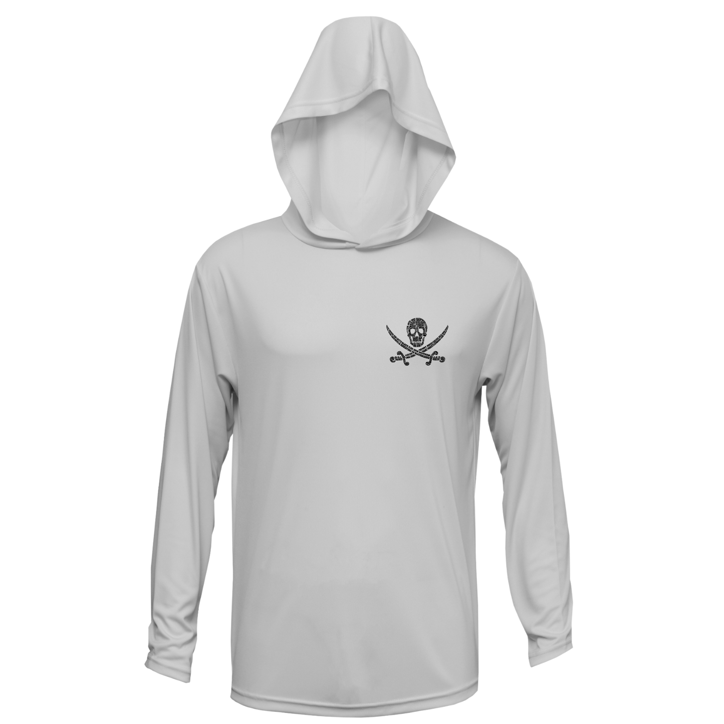 Alligator Blues Hooded UPF LS Shirt