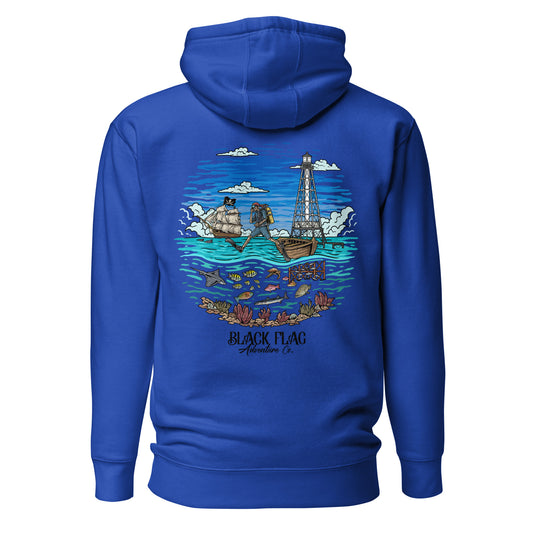 Alligator Blues Unisex Hoodie